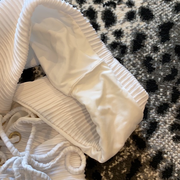 Blue life roped up one piece swimsuit - Picture 9 of 9